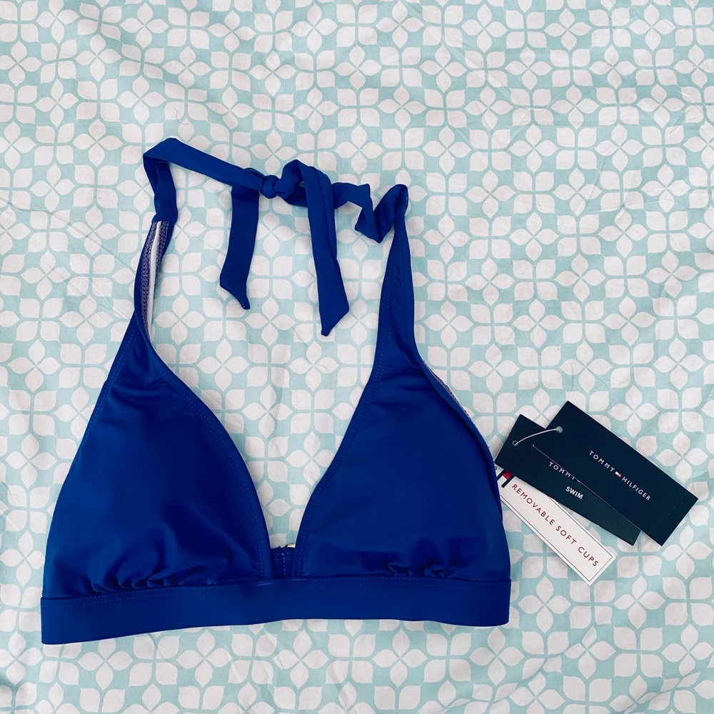 🆕Tommy Hilfiger Halter Triangle Bikini Top